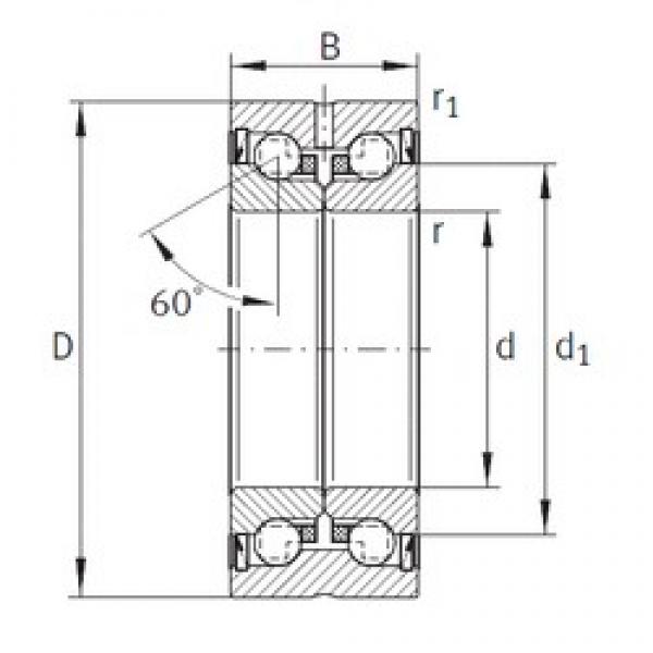 10 mm x 34 mm x 20 mm  INA ZKLN1034-2RS-PE Rolamentos de esferas de impulso #3 image