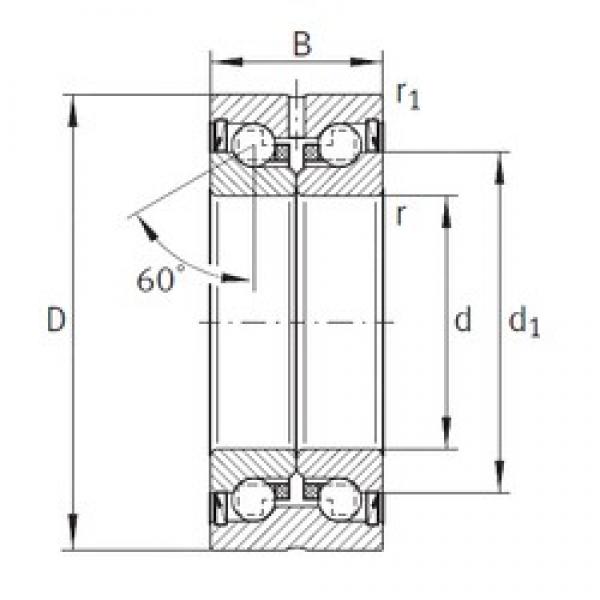 12 mm x 42 mm x 25 mm  INA ZKLN1242-2RS Rolamentos de esferas de impulso #3 image