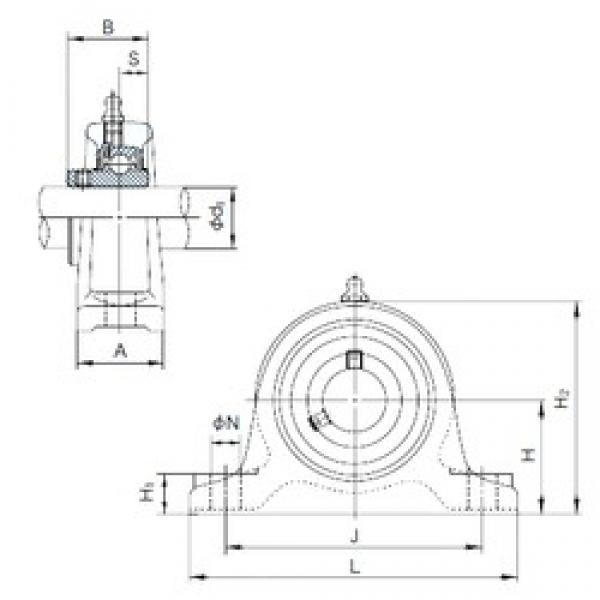 NACHI UCIP212 Unidades de rolamento #3 image