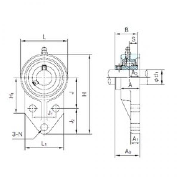 NACHI UCFK210 Unidades de rolamento #3 image