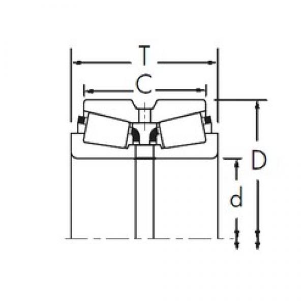 Timken 24112/24262D Rolamentos de rolos gravados #3 image