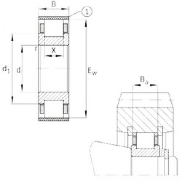 FAG RN211-E-MPBX Rolamentos cilíndricos #3 image