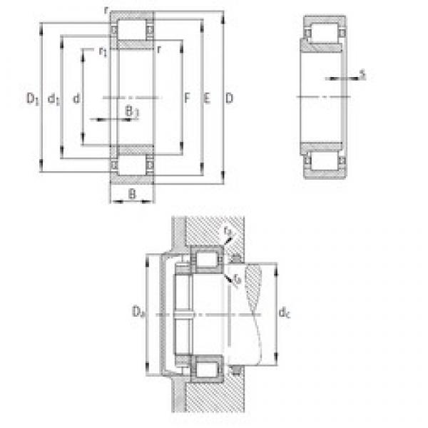 220 mm x 400 mm x 108 mm  FAG NUP2244-EX-M1 Rolamentos cilíndricos #3 image