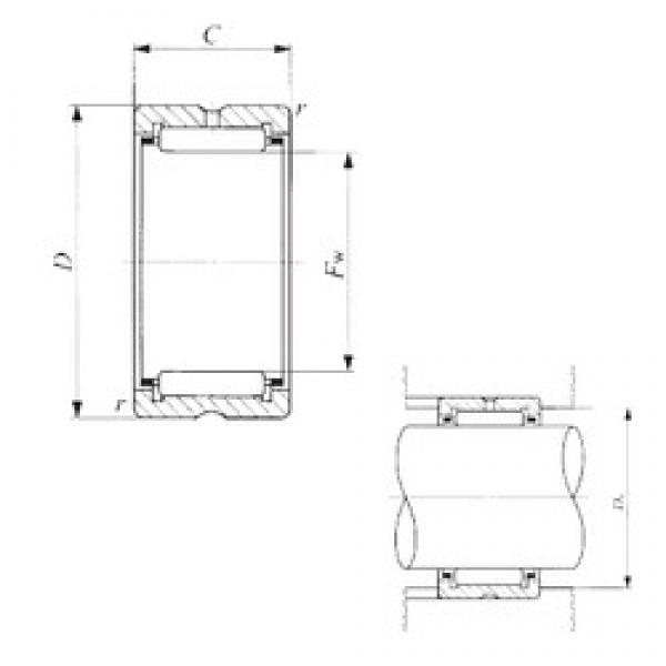 IKO TAF 405020/SG Rolamentos de agulha #3 image