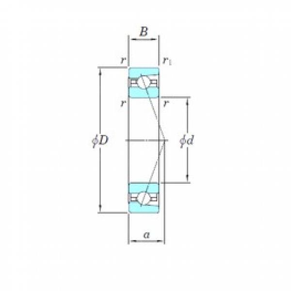 105 mm x 145 mm x 20 mm  KOYO 3NCHAR921C Rolamentos de esferas de contacto angular #3 image