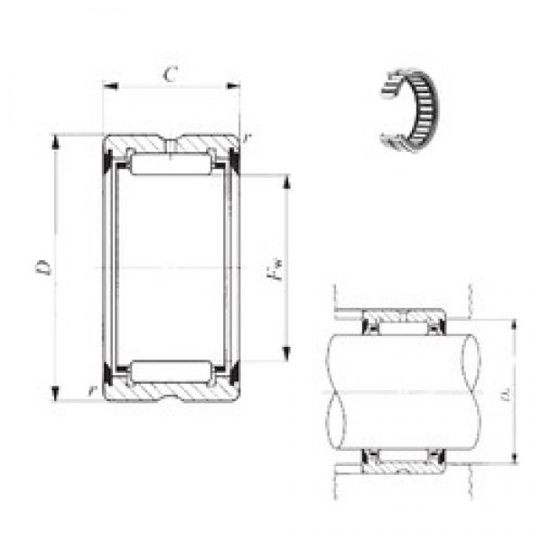 IKO BR 101816 UU Rolamentos de agulha #3 image