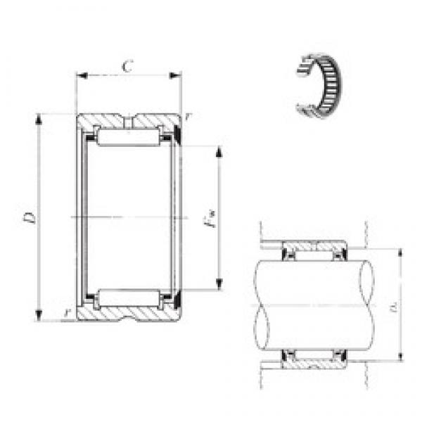 IKO RNA 49/28U Rolamentos de agulha #3 image