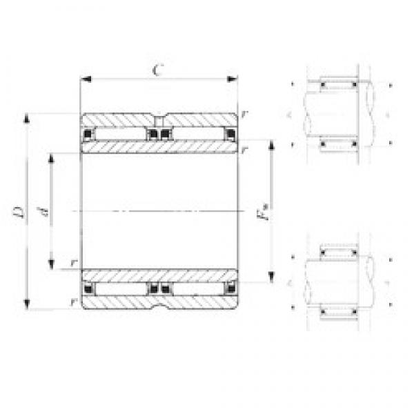 12 mm x 24 mm x 20 mm  IKO NAFW 122420 Rolamentos de agulha #3 image