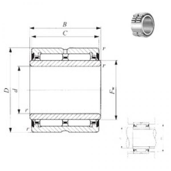 80 mm x 110 mm x 55 mm  IKO NA 6916UU Rolamentos de agulha #3 image