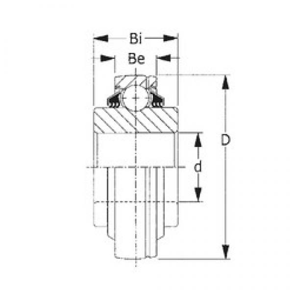 45,339 mm x 100 mm x 33,325 mm  CYSD GW211PPB13 Rolamentos de esferas profundas #3 image