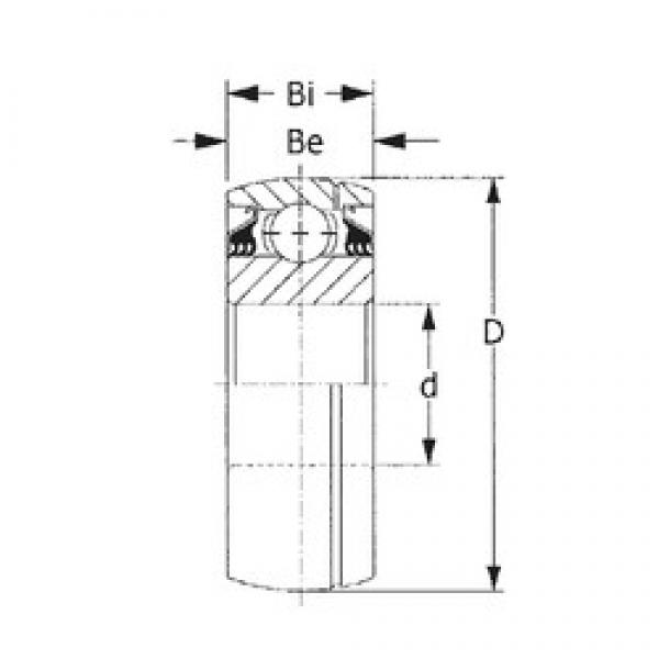 70 mm x 125 mm x 39,69 mm  CYSD GW214PPB2 Rolamentos de esferas profundas #3 image