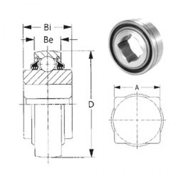 22,225 mm x 80 mm x 39,52 mm  CYSD W208PP13 Rolamentos de esferas profundas #3 image