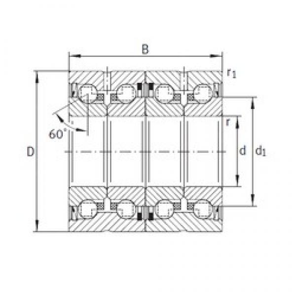 20 mm x 52 mm x 56 mm  INA ZKLN2052-2RS-2AP Rolamentos de esferas de impulso #3 image