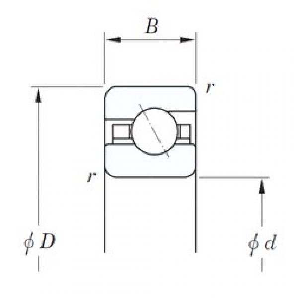 152,4 mm x 190,5 mm x 19,05 mm  KOYO KFA060 Rolamentos de esferas de contacto angular #3 image