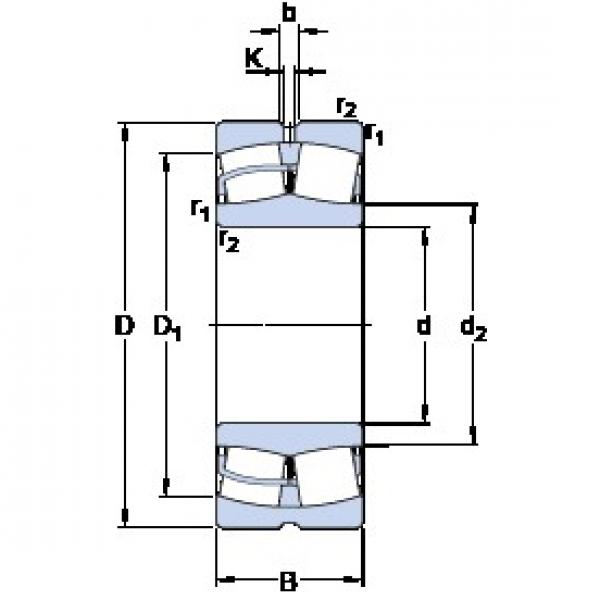 120 mm x 260 mm x 86 mm  SKF 22324 CCJA/W33VA405 Rolamentos esféricos de rolamentos #3 image