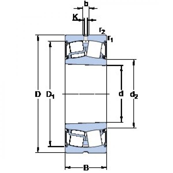 75 mm x 160 mm x 64 mm  SKF BS2-2315-2RSK/VT143 Rolamentos esféricos de rolamentos #3 image