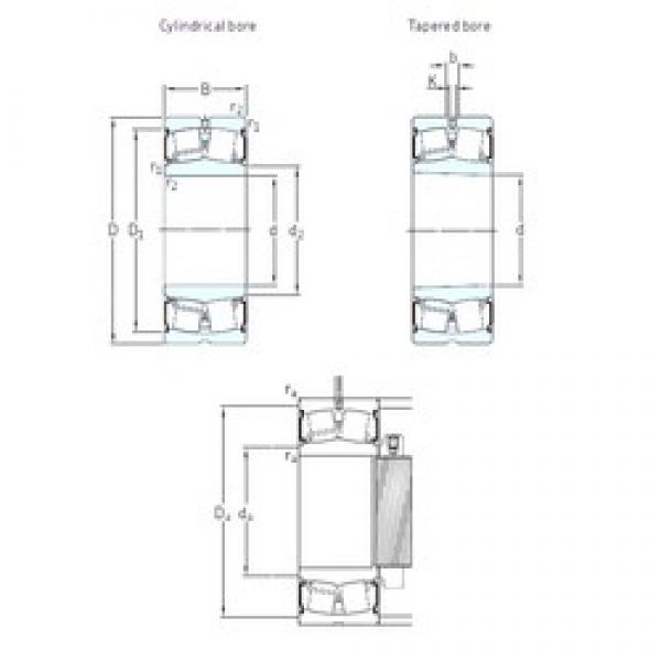 100 mm x 165 mm x 65 mm  SKF 24120-2CS5/VT143 Rolamentos esféricos de rolamentos #3 image