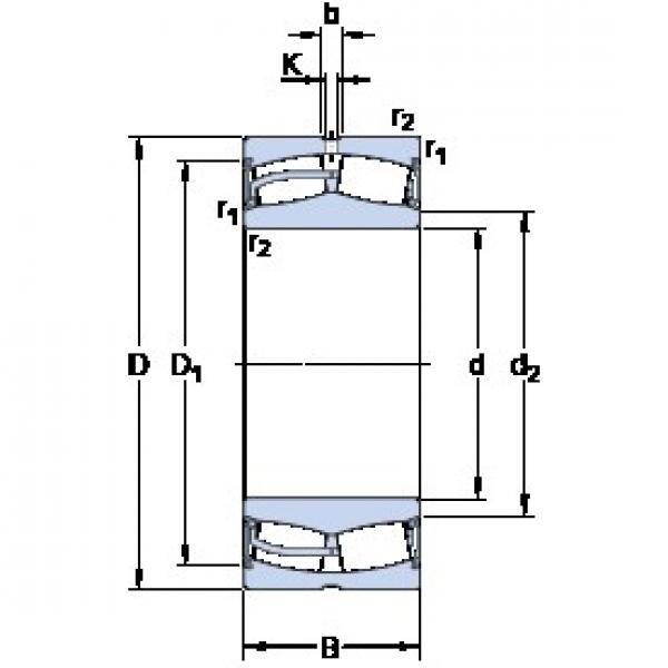 100 mm x 150 mm x 50 mm  SKF 24020-2RS5/VT143 Rolamentos esféricos de rolamentos #3 image