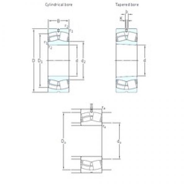 100 mm x 150 mm x 50 mm  SKF 24020CC/W33 Rolamentos esféricos de rolamentos #3 image