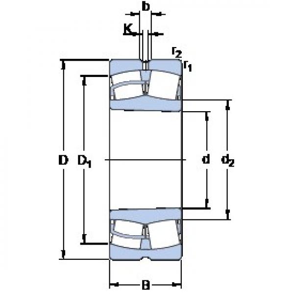 180 mm x 380 mm x 126 mm  SKF 22336 CCKJA/W33VA405 Rolamentos esféricos de rolamentos #3 image