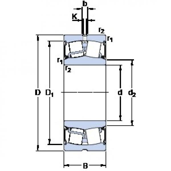 55 mm x 120 mm x 49 mm  SKF BS2-2311-2RS/VT143 Rolamentos esféricos de rolamentos #3 image